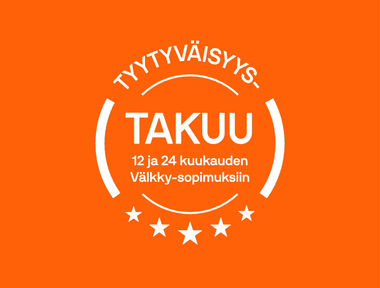 Vakuutu tai vaihda, tyytyväisyyslupauksella